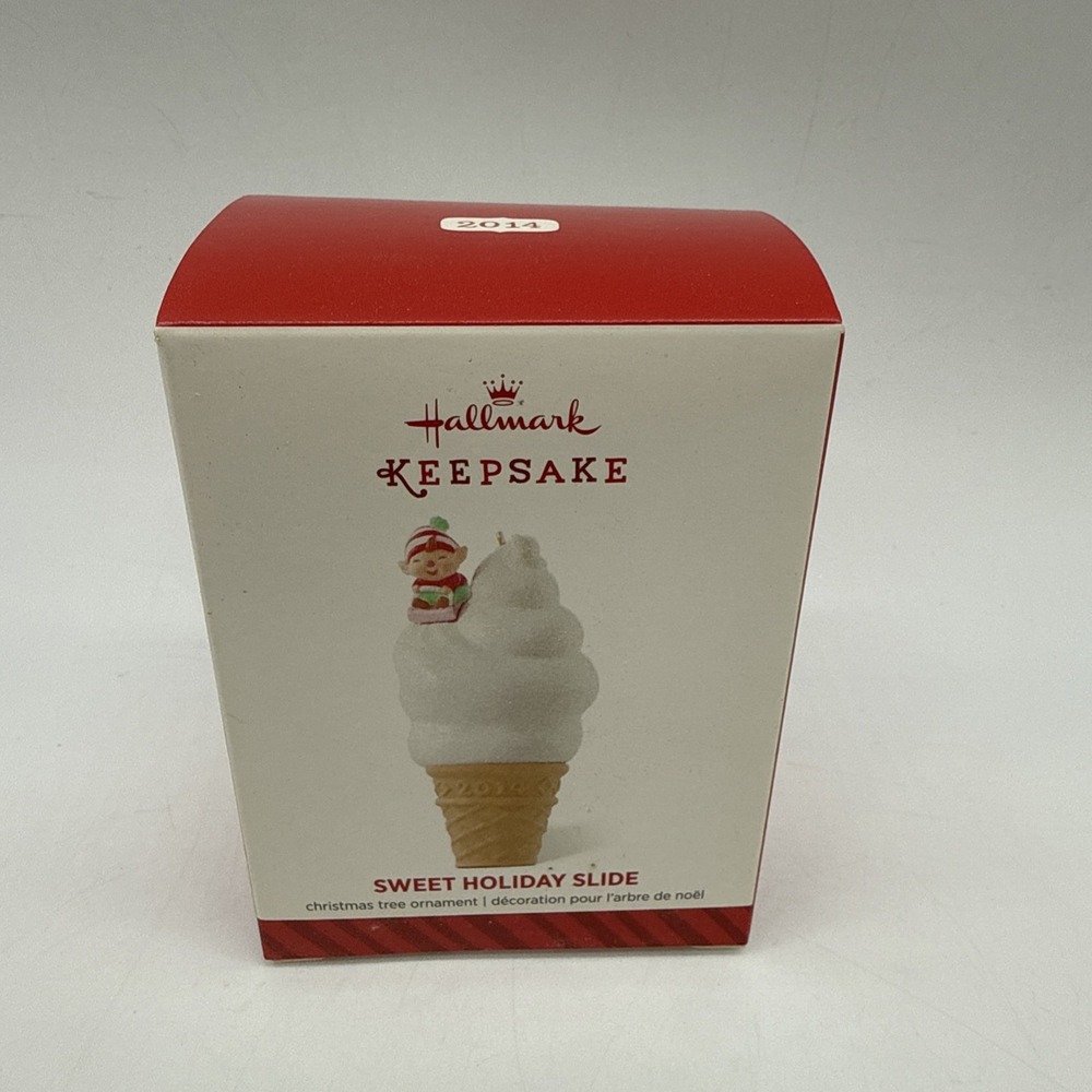 Hallmark 2014 SWEET HOLIDAY SLIDE Keepsake Ornament Christmas Tree Holiday